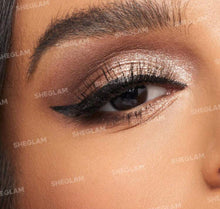 Load image into Gallery viewer, SHEGLAM Nine To Fine Eyeshadow Palette-Silent Disco 9-Clolor Matte Glitter Eyeshadow Palette Gold High Shine Glitter Rose Ultra Pigmented Smooth Blendable Eyeshadow