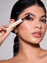 Load image into Gallery viewer, SHEGLAM All-In-One Volume & Length Mascara-Washable Black 2 In 1 Double Head Brush Easy To Remove No Smudge Curling Separation Thick  Black Mascara Eye Makeup