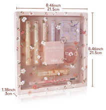 Load image into Gallery viewer, مكياج عدة للنساء كامل عدة , متين مكياج منتج طقم , 8 قطع أحمر الشفاة & لوحة ظلال العيون & قلم حواجب عدة ضد للماء دائم مستحضرات تجميل عدة هدية طقم للنساء , بنات & مراهقة