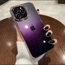 Load image into Gallery viewer, Glowing iPhone Case color gradient