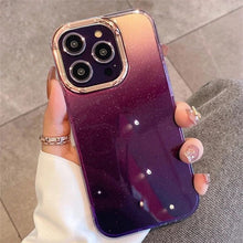 Load image into Gallery viewer, Glowing iPhone Case color gradient