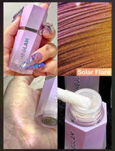 Load image into Gallery viewer, SHEGLAM Chroma-Glow Bloom Liquid Highlighter- Color Changing Gel Cream Multichrome Highlighter High-Shine Finish Long Wear Brightening Non-Caking Glow Highlighter Makeup