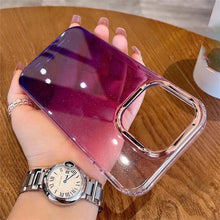 Load image into Gallery viewer, Glowing iPhone Case color gradient