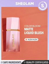 Load image into Gallery viewer, SHEGLAM Color Bloom Liquid Blush Matte Finish- Gel Cream Blush Long Lasting Non-Fading Highly Pigmented Lightweight Long Wear Smooth Blusher