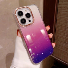 Load image into Gallery viewer, Glowing iPhone Case color gradient