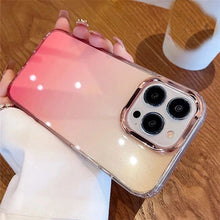 Load image into Gallery viewer, Glowing iPhone Case color gradient