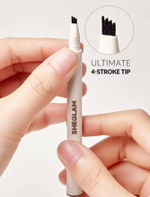 Load image into Gallery viewer, SHEGLAM Feather Better Liquid Eyebrow Pencil-Medium Brown Long Lasting Eyebrow Pen Smudge-Proof Water-Proof Natural Fuller Brows Eyebrow Makeup