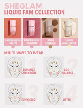 Load image into Gallery viewer, SHEGLAM Color Bloom Liquid Blush Matte Finish- Gel Cream Blush Long Lasting Non-Fading Highly Pigmented Lightweight Long Wear Smooth Blusher