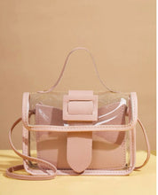 Load image into Gallery viewer, Mini Clear Buckle Decor Flap Satchel Bag

