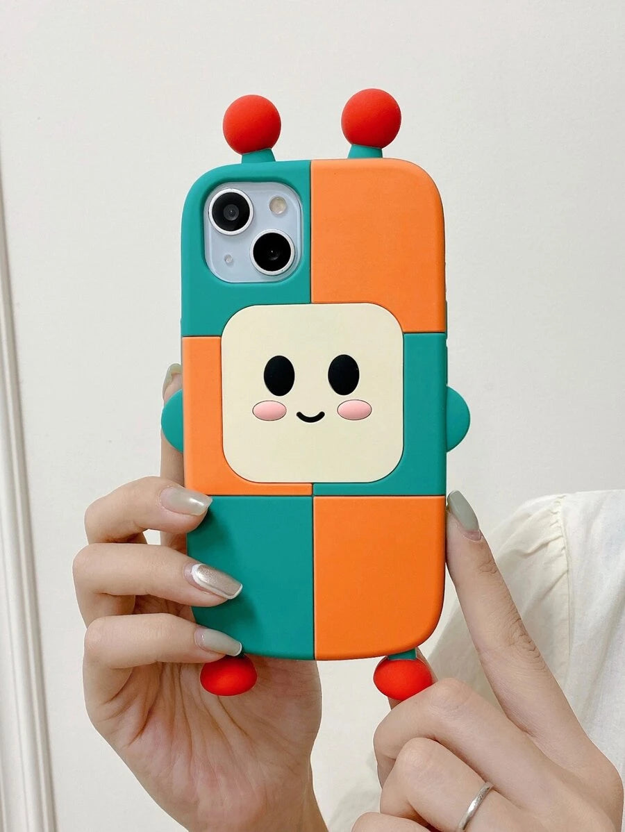 Cartoon Robot Design Phone Case