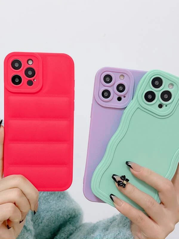 3 قطع كفر هاتف سادة طق