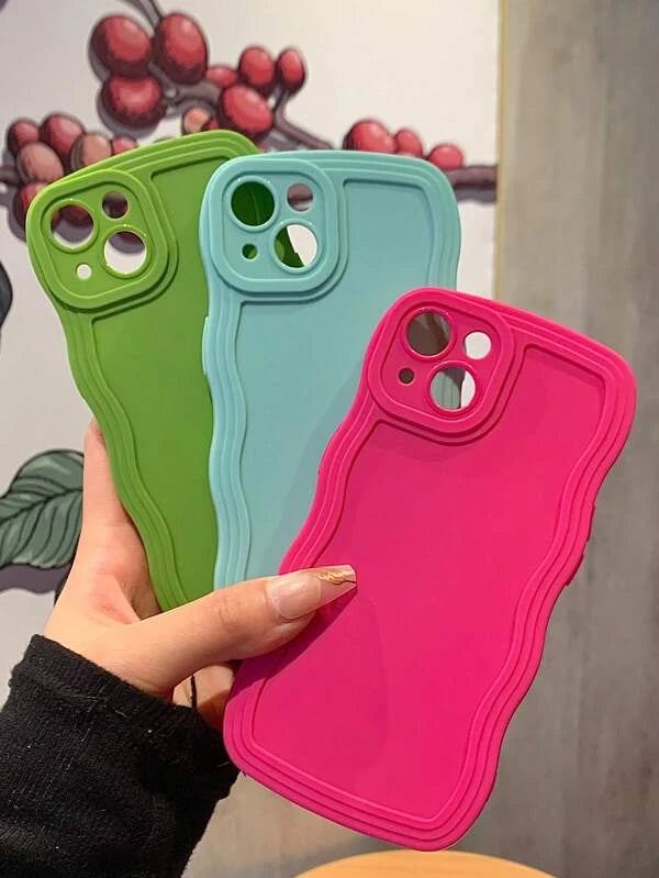 3pcs Plain Phone Case