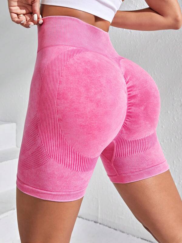 SHEIN Yoga Basic Seamless High Stretch Wideband Waist Sports