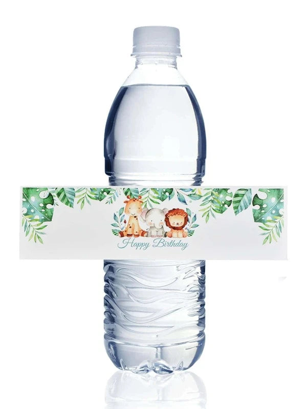 10pcs Cartoon Graphic Bottle Sticker