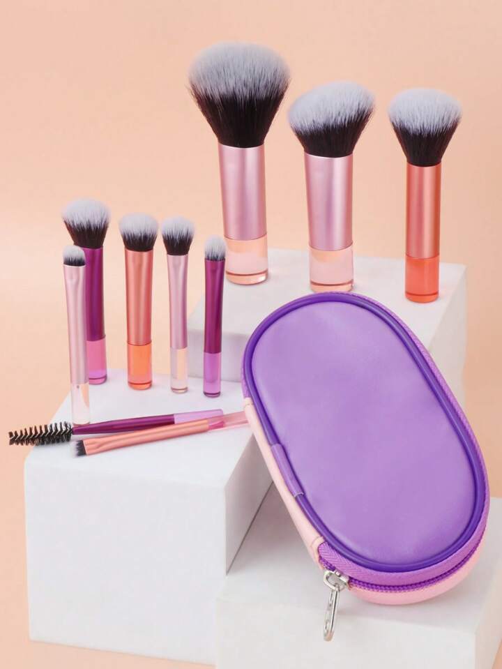 10pcs Makeup Brush Se