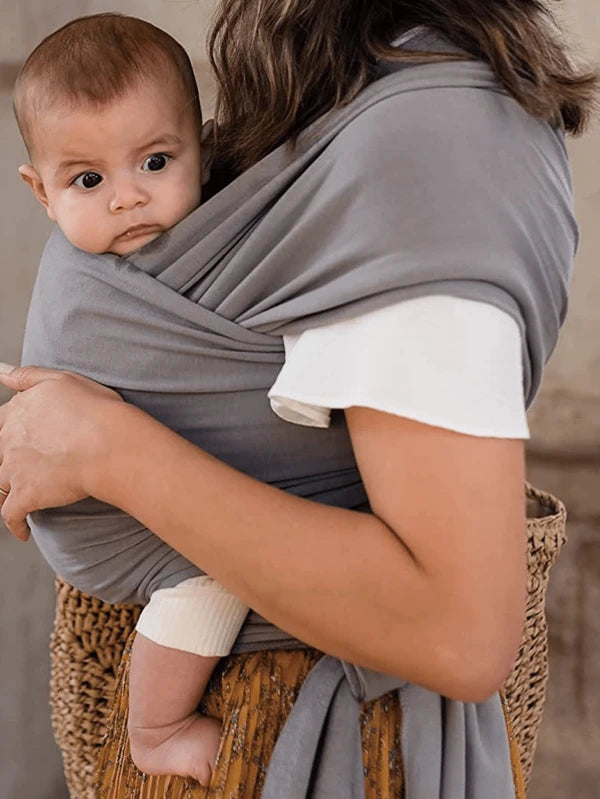 1pc Multifunctional Dark Gray Baby Carrier Wrap Suitable For Daily