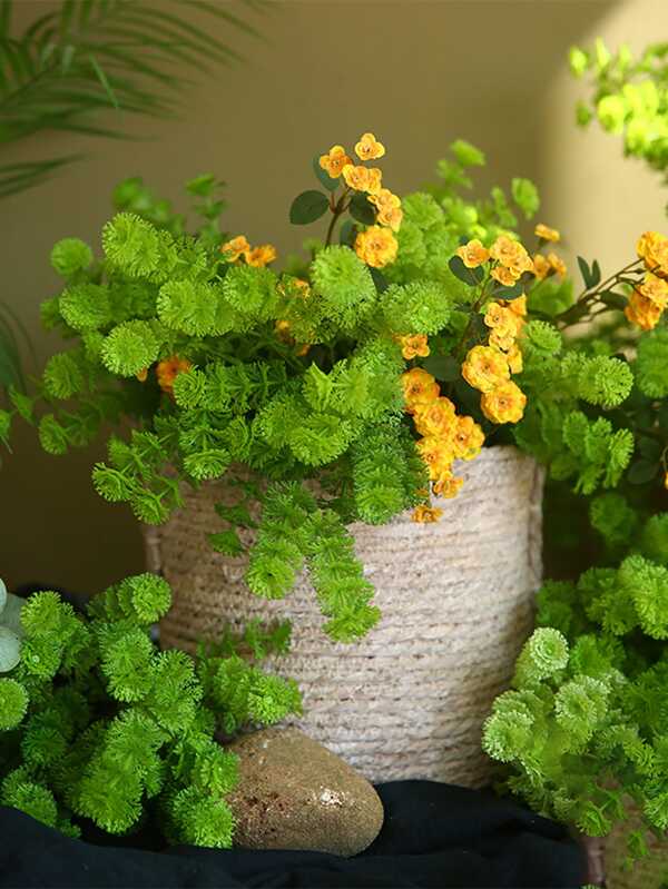 1pc Artificial Plant Five-leaf Grass