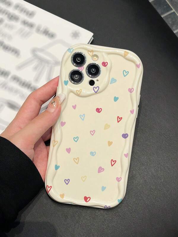 1pc Tpu Cream Shockproof Phone Case Compatible With Iphone