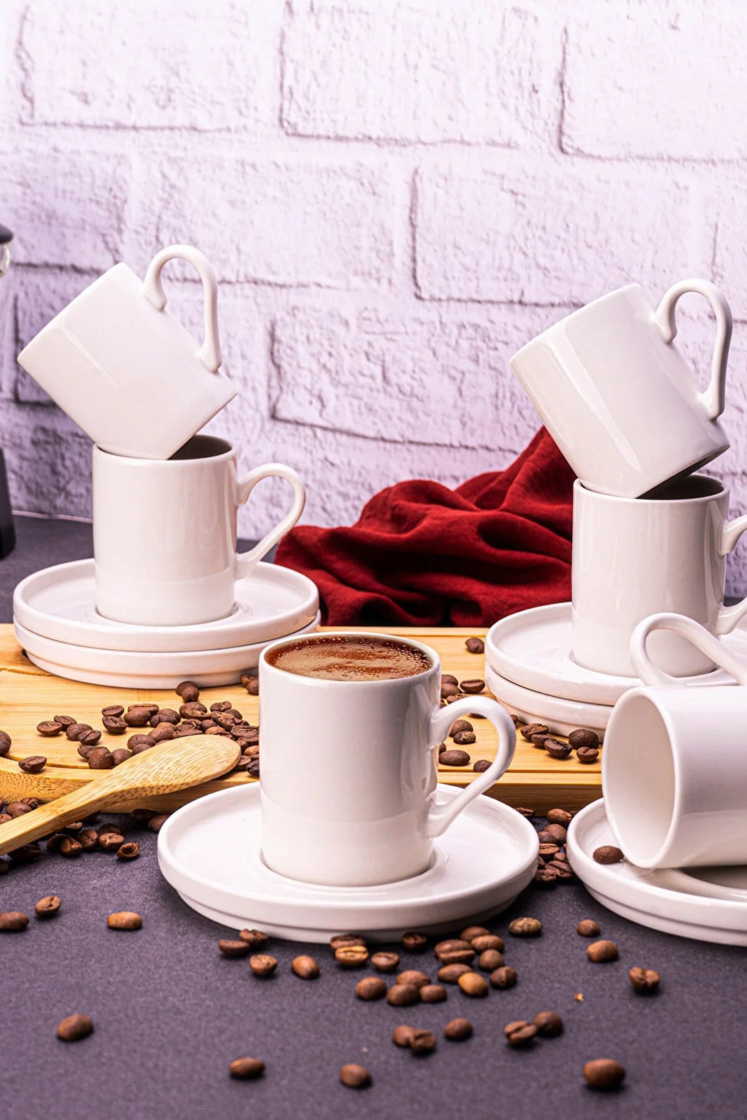 Aden - 6 Kişilik Kahve Fincan Takımı B5239