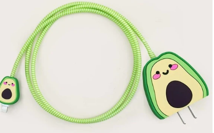 3 قطع شكل افاكادو واقي سلك بيانات طقم