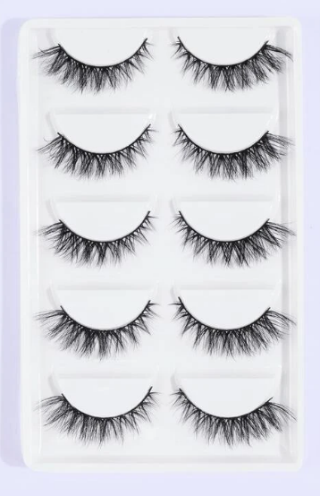 5pairs Volumized False Eyelashes