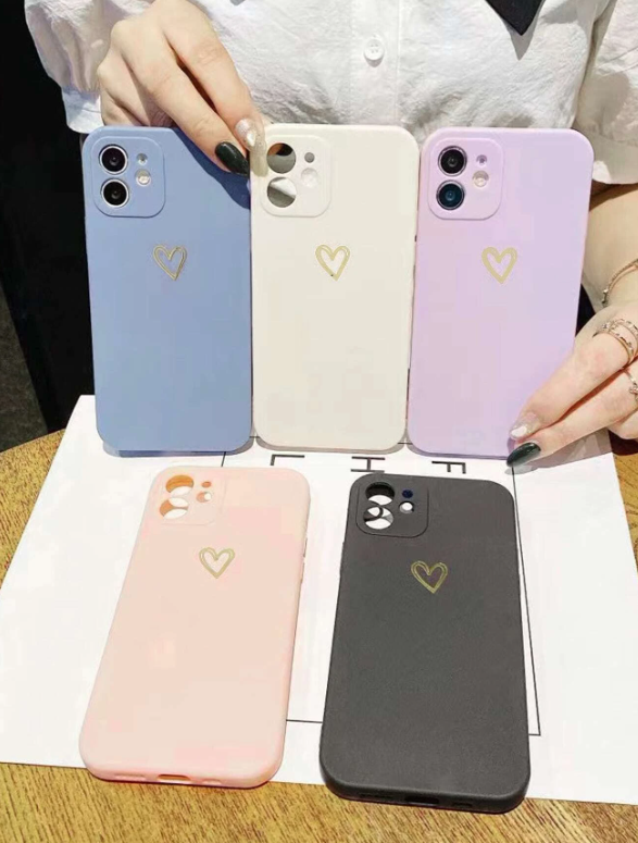 5pcs Heart Pattern Phone Case