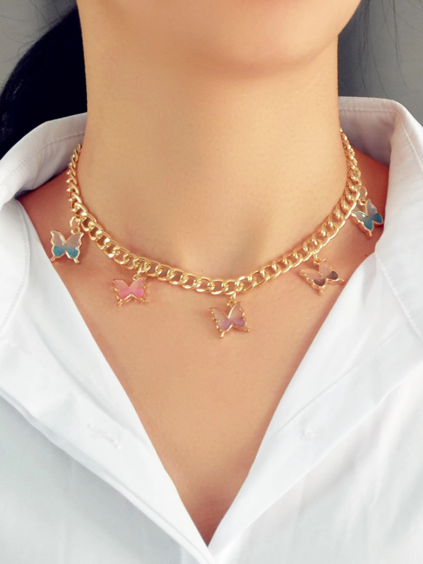 Butterfly Charm Necklace