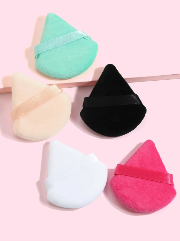 5pcs Fan Shaped Powder Puff