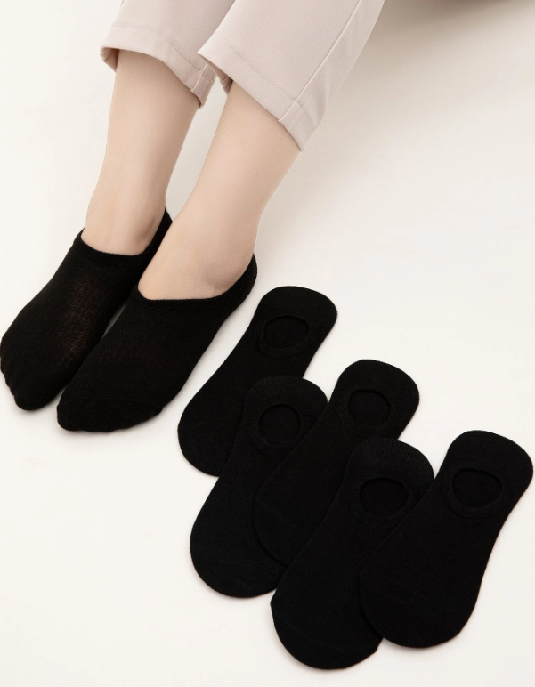 6pairs Solid Short Socks