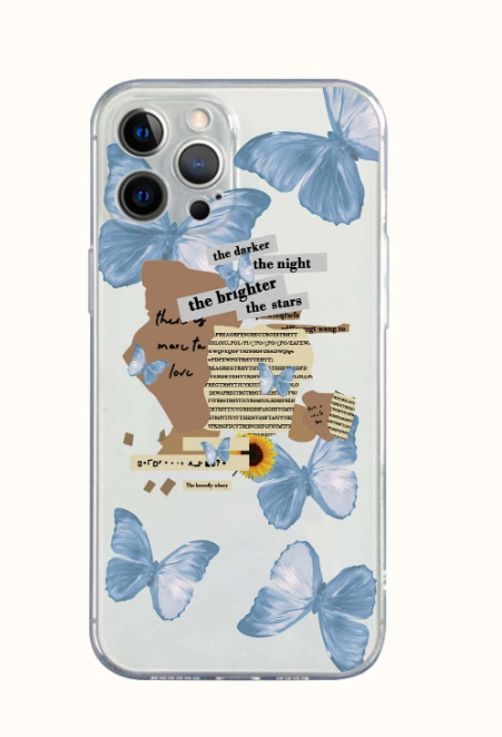 Butterfly Print Phone Case