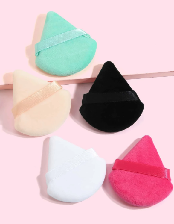 5pcs Fan Shaped Powder Puff
