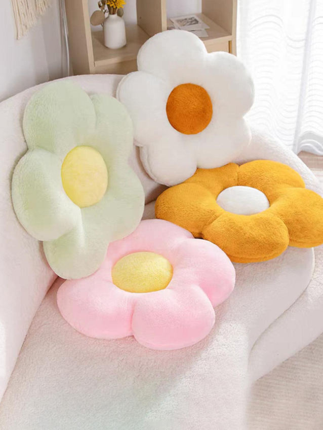 1pc Flower Shaped Decorative Pillow, Cute Throw Pillow For Home Decor