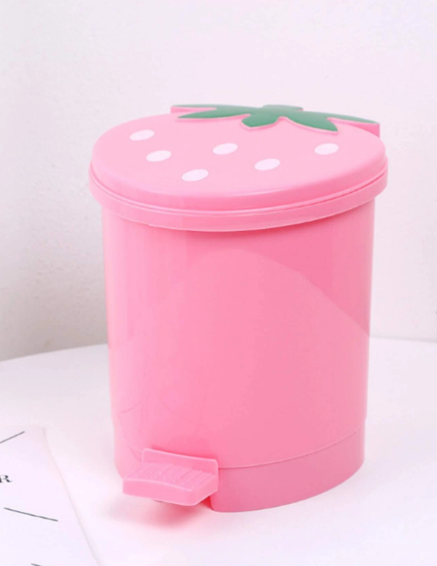 1pc Strawberry Design Desk Storage Box