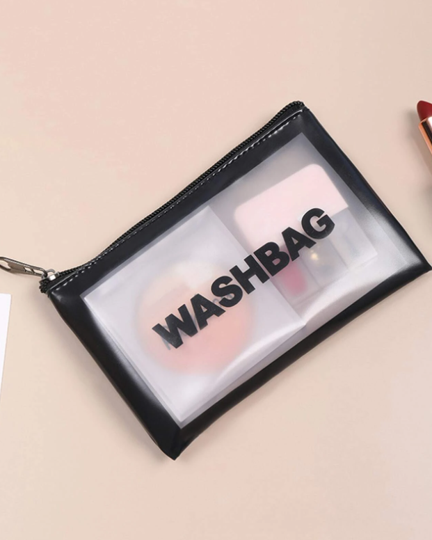 1pc Letter Graphic Makeup Bag