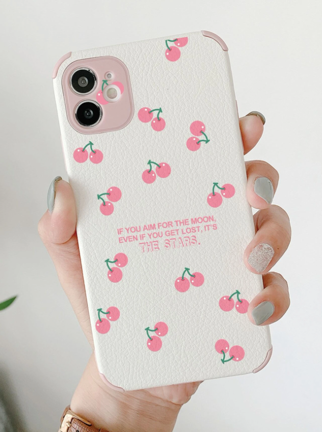Cherry Painted Phone Case