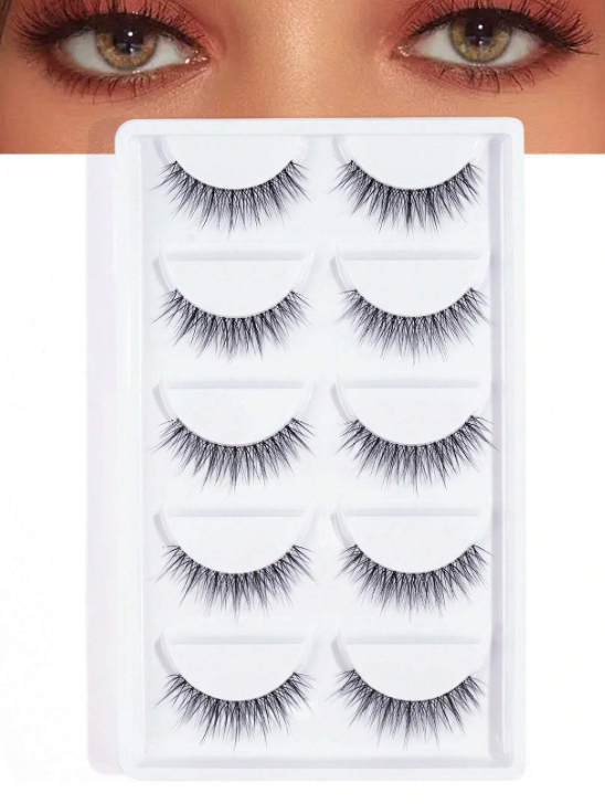 5pairs/set Style False Eyelashes