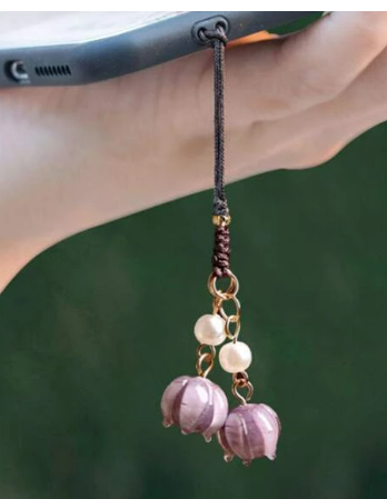 1pc Flower Charm Phone Lanyard