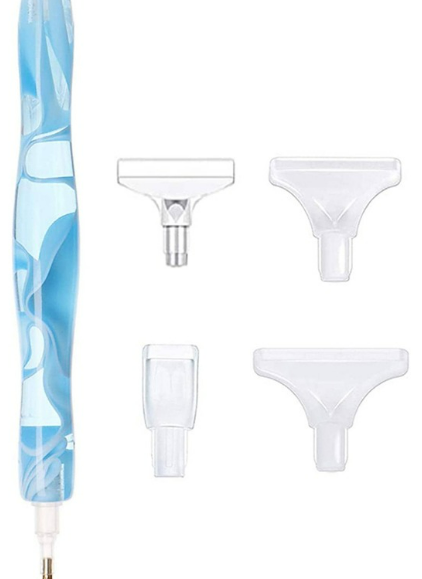 5pcs/set ABS Point Drill Pen Tool, Modern Diamond Painting Art Drill Pen Set For DIY