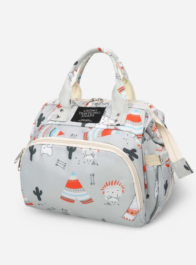 Cartoon Graphic Diaper Bag