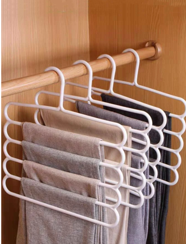 1pc Multifunctional Hanger Pants Hanger Scarf Storage Hanger