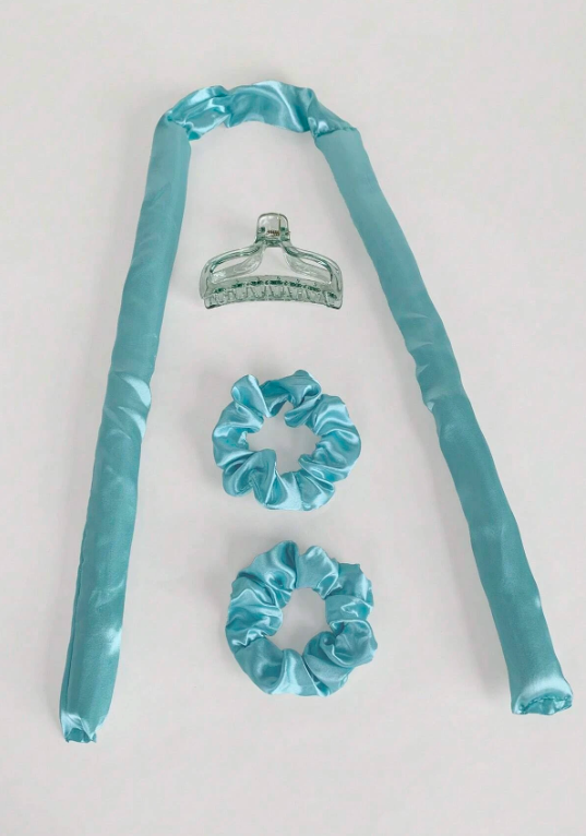 Anti Frizz Hair Braiding Tool, 4pcs Blue Reversible Hair Braided Tool For Hair Styling