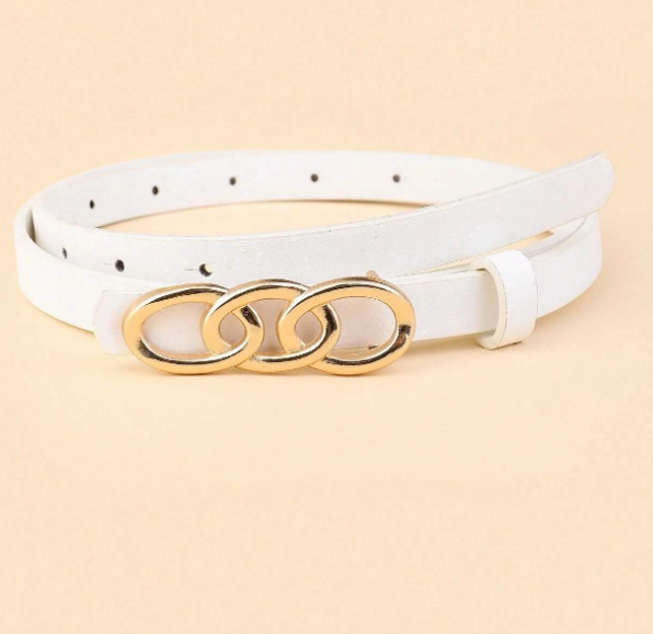 1pc Kids Circle Decor Fashionable Buckle Belt For Daily Decoration
