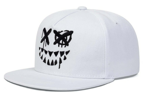 1pc Men Expression Embroidered Adjustable Fashion Hip Hop Cap, For Outdoor