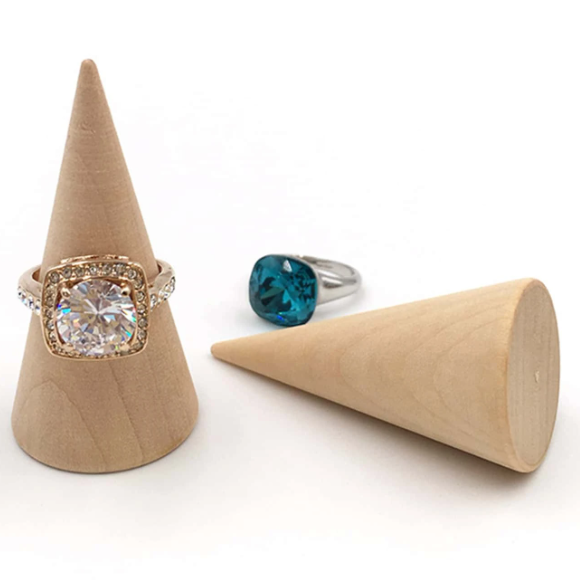 5pcs Cone Shaped Ring Storage Rack