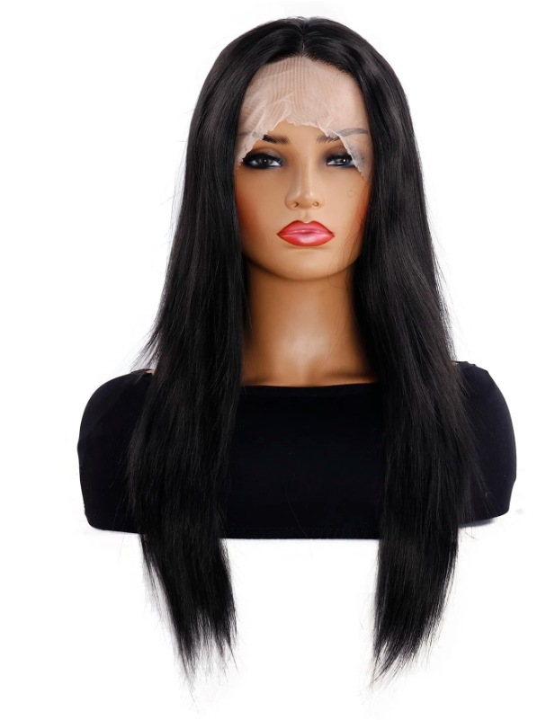 13*2.5 Lace Front Long Straight Synthetic Wig
