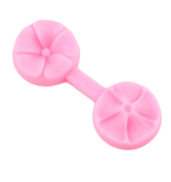 1pc Pink Flower Shaped Silicone Mold, Silicone Creative Candle Mold For DIY