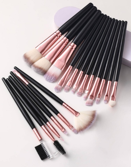 18PCS Makeup Brushes Set Premium Synthetic Powder Foundation Highlight Concealer Ey