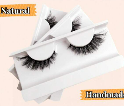 1pair Faux Mink False Eyelashes