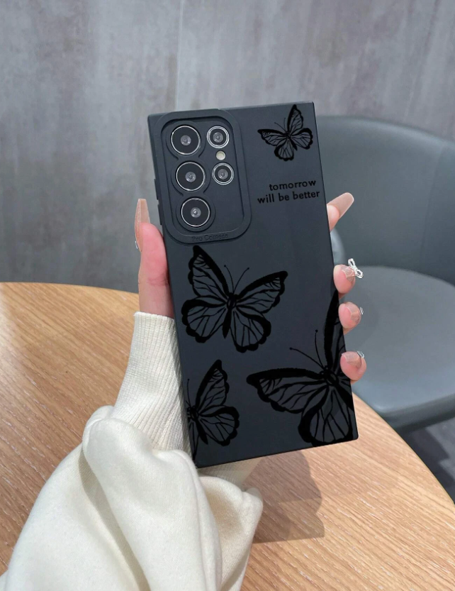 Butterfly Print Phone Case