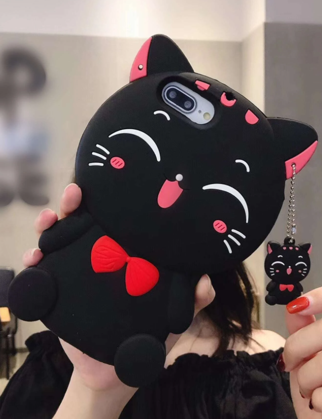 Cartoon Cat Design Phone Case